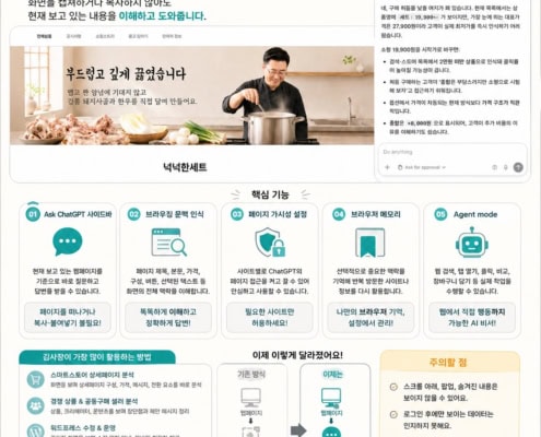 ChatGPT 크롬 확장 기능으로 웹페이지를 보며 바로 질문하는 개념 안내