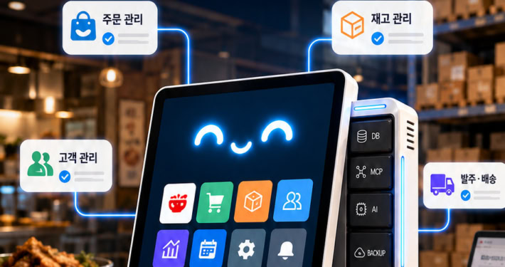 주문, 재고, 고객, 발주와 배송 업무를 연결하는 감자탕OS 시스템 베이스캠프