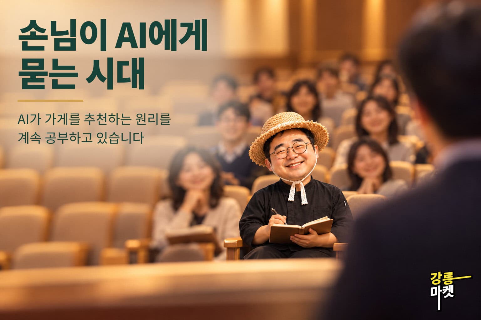 손님이 AI에게 묻는 시대. AI가 가게를 추천하는 원리를 계속 공부하고 있습니다.